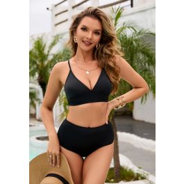 Bikini Set mit überkreuztem Kordelzug am Rücken Retro Indie and