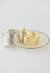 Blatt-Metallarmband