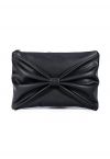 Edle Clutch aus PU-Leder mit Schleife