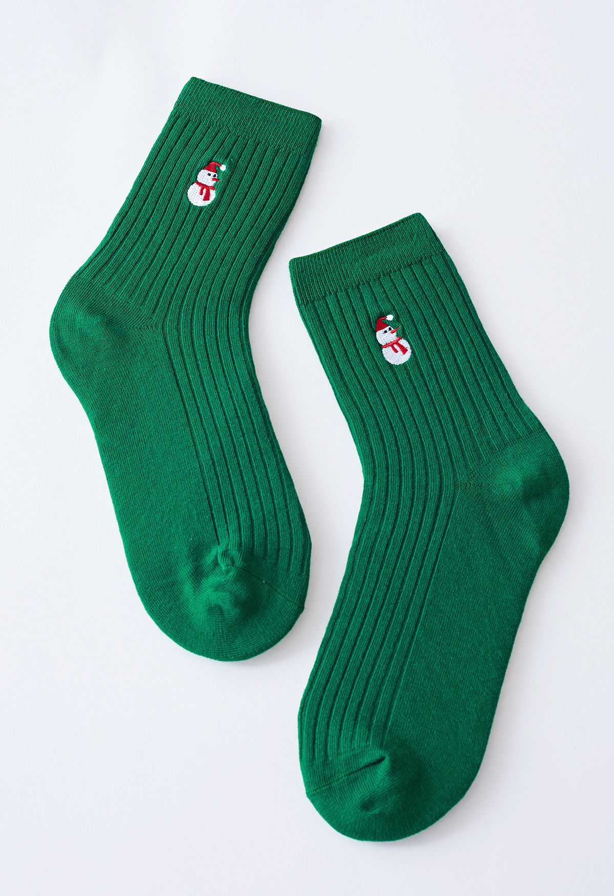 Weihnachtsmann bestickte Crew-Socken-Geschenkbox