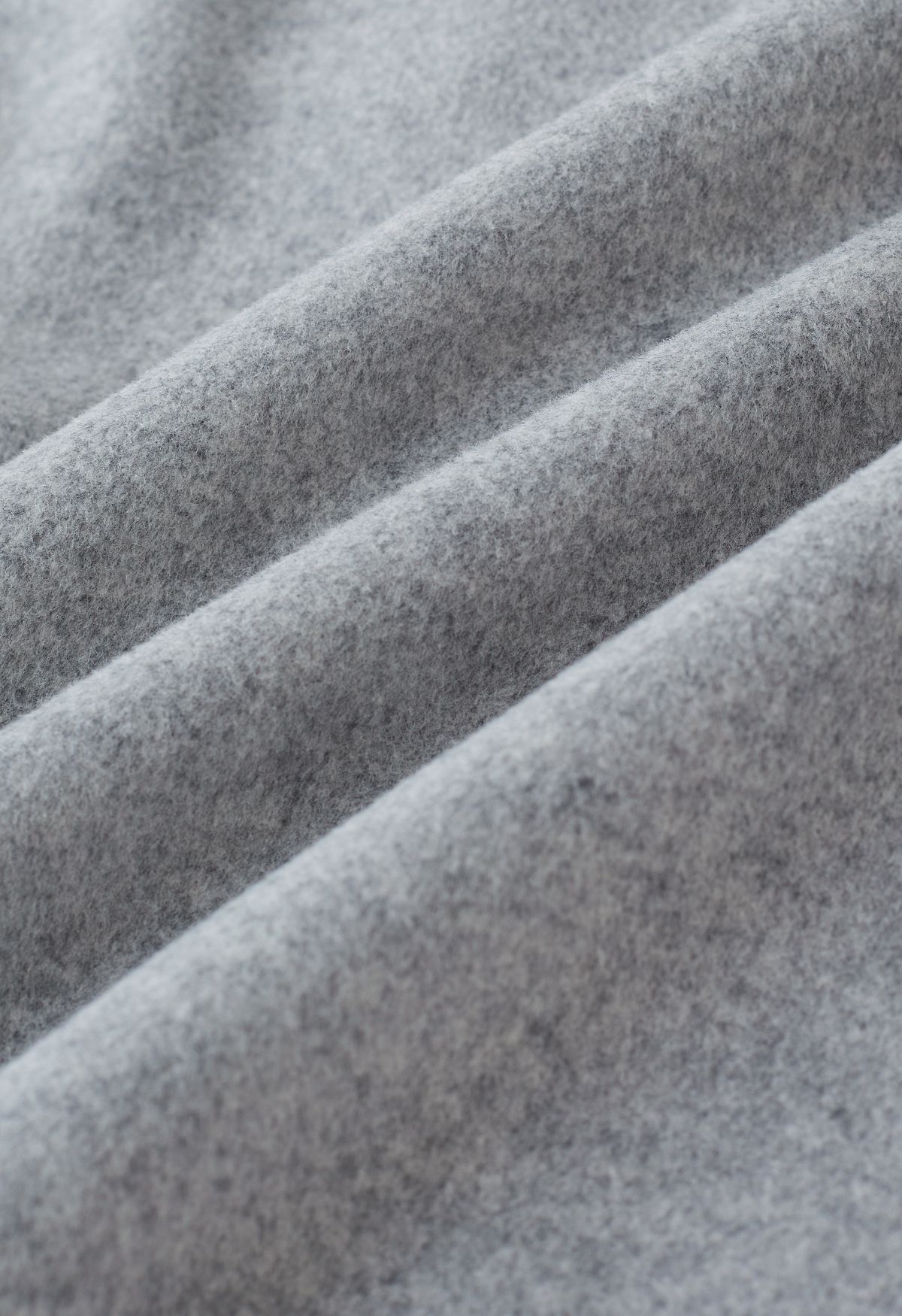 Crop-Blazer aus Wollmischung und Weste mit Gürtel im Set in Grau