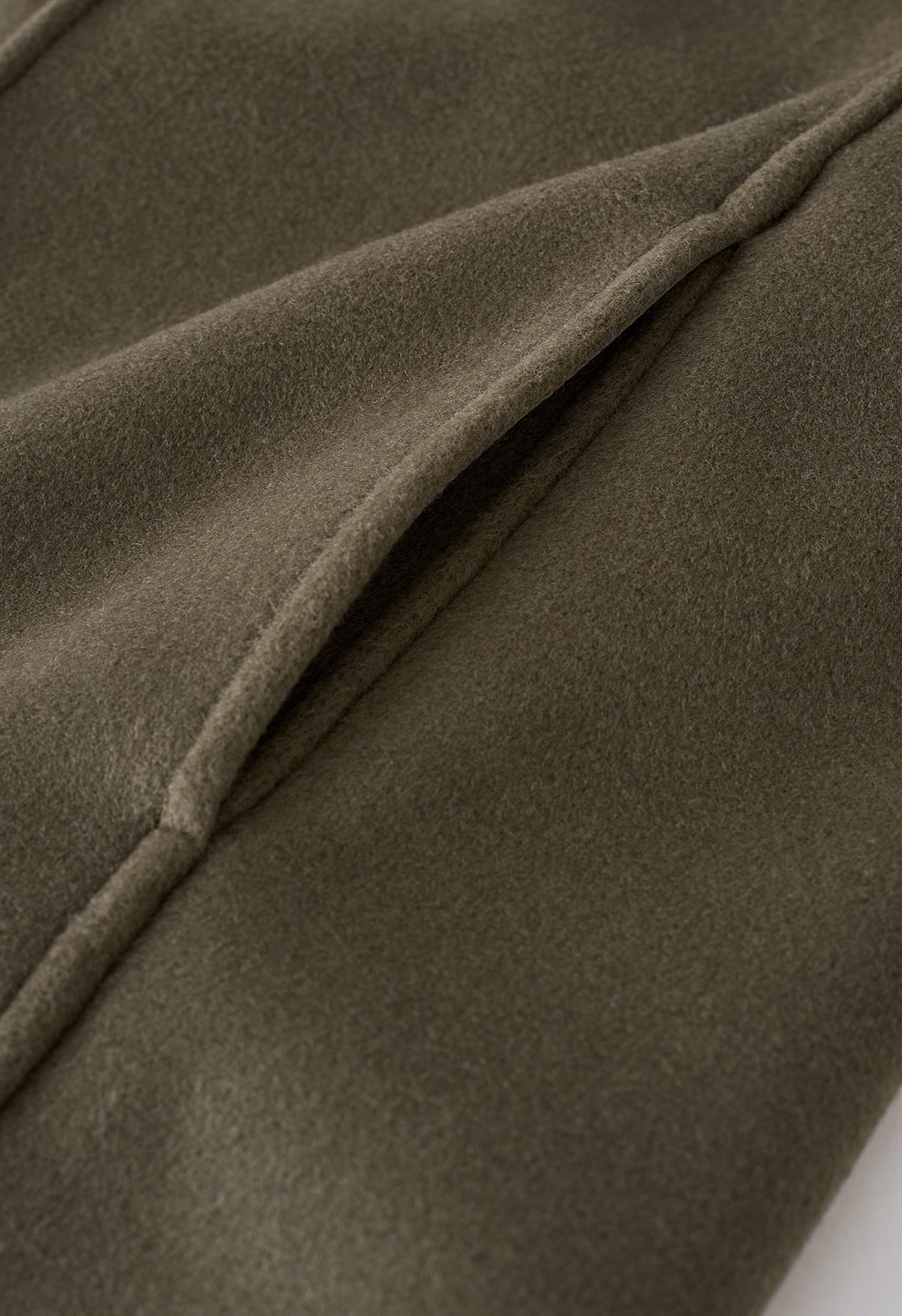 Crop-Blazer aus Wollmischung und Weste mit Gürtel im Set in Braun