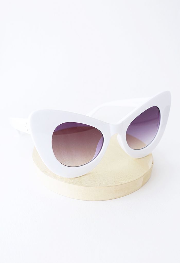 Schicke Cat-Eye-Sonnenbrille