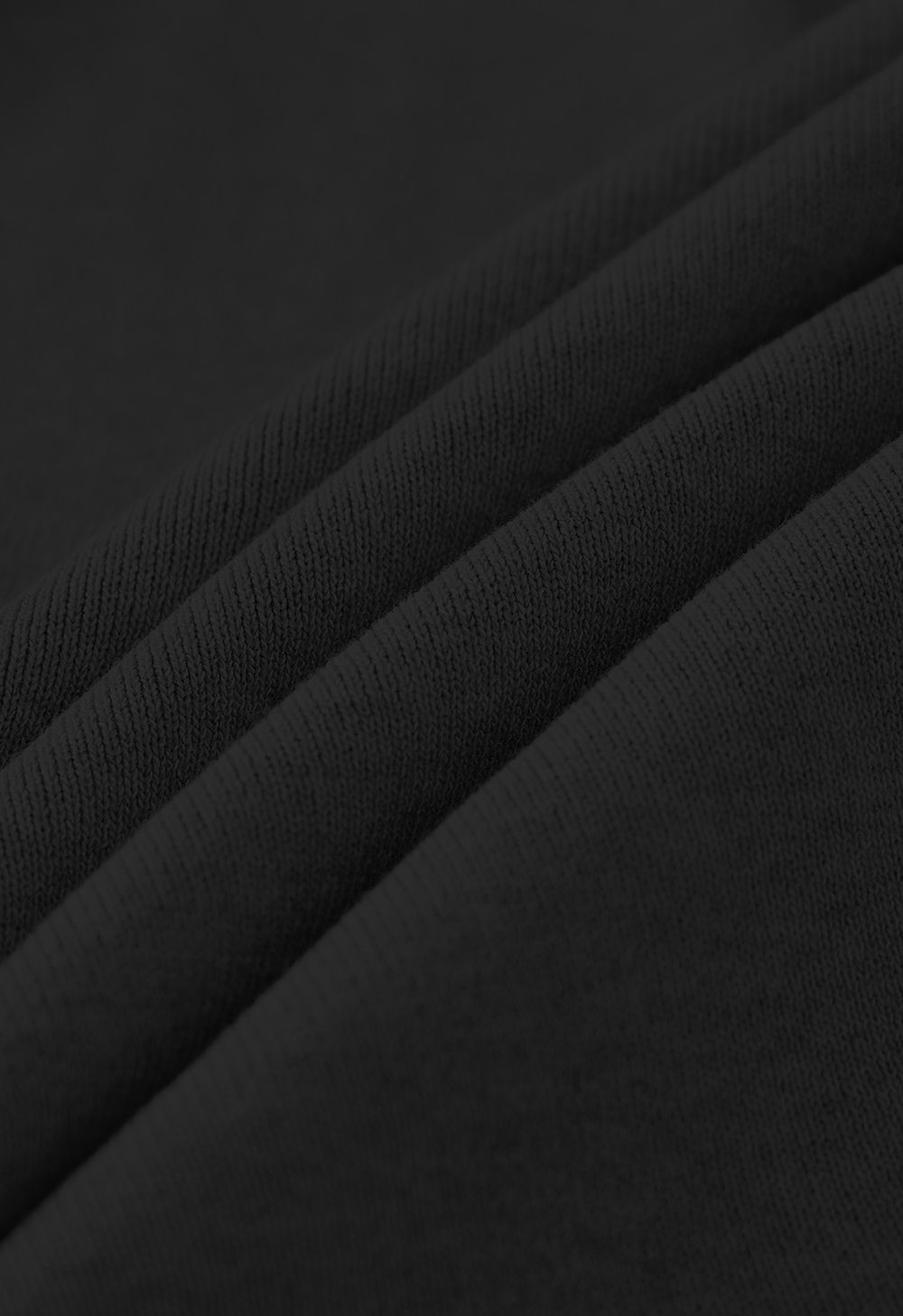 Strickjacke mit breitem Revers und Taillenbund in Schwarz