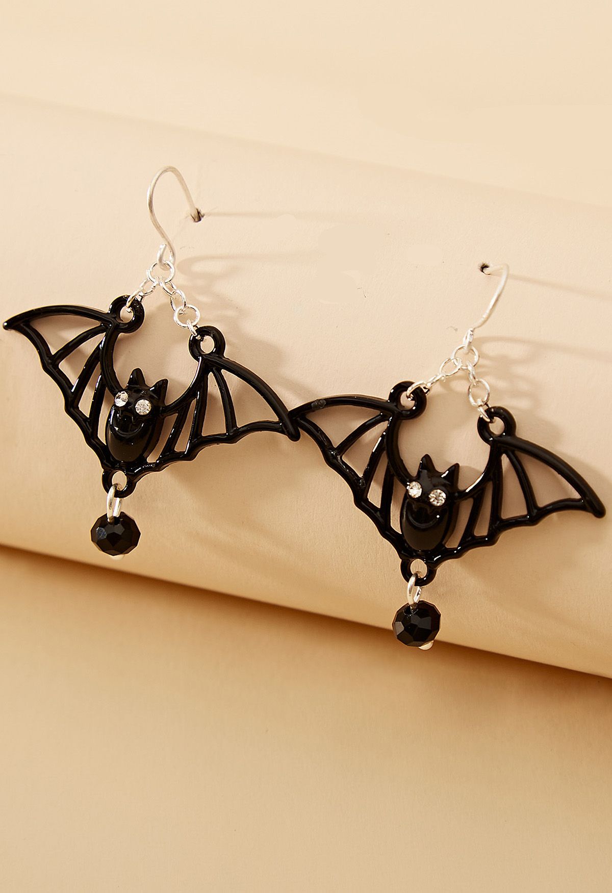 Gothic aushöhlen Fledermaus Ohrringe