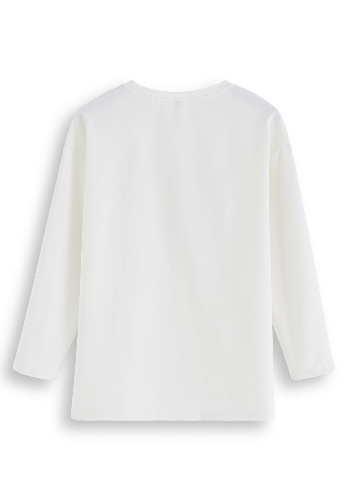 Satz mit Herzdruck Oversize T-Shirt