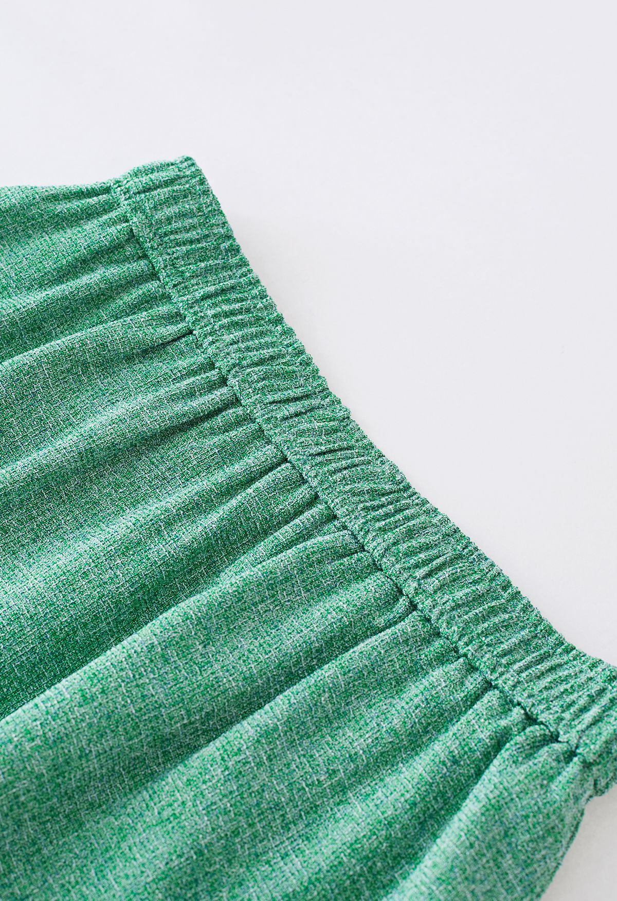 Faltenrock aus Tweed mit Seitentaschen