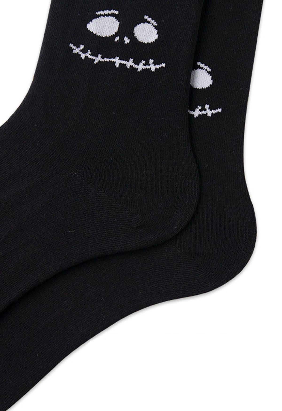 Jacquard-Crew-Socken „Little Devil“.