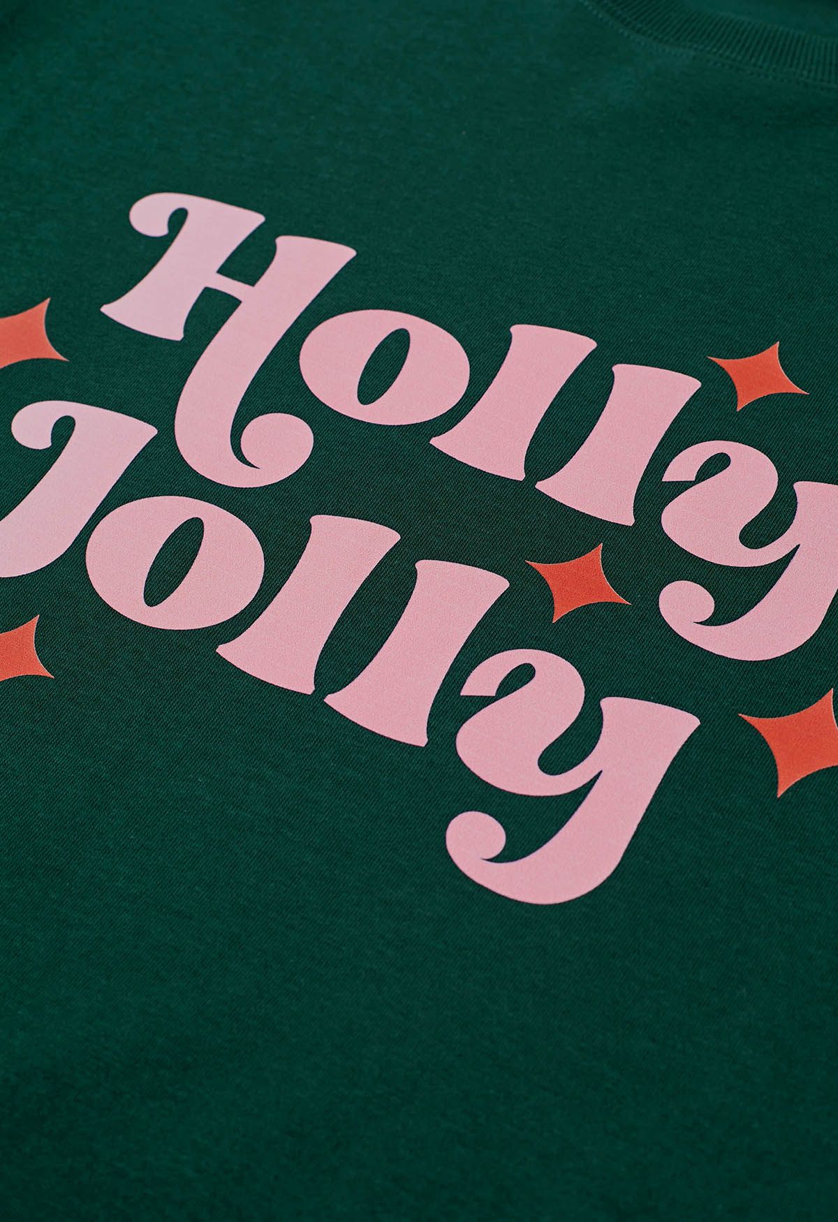 Holly Jolly bedrucktes Sweatshirt