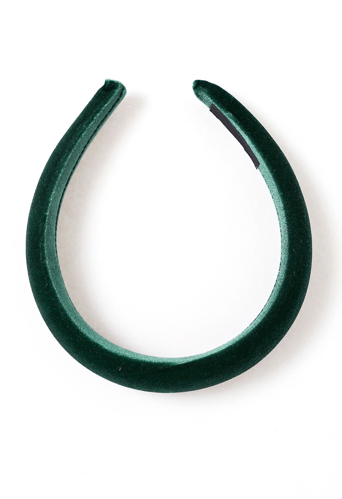 Elegantes Samt-Schwamm-Stirnband in Grün