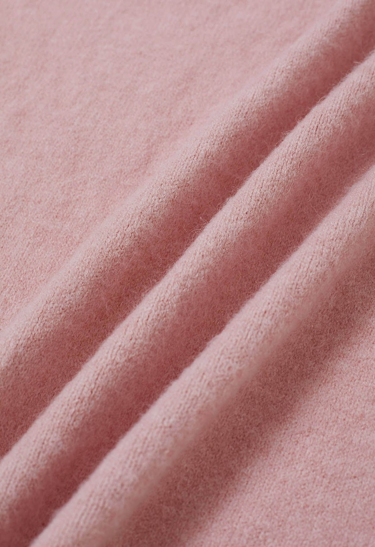 Spitzen-Set aus ärmellosem Top und Strickjacke mit V-Ausschnitt in Rosa