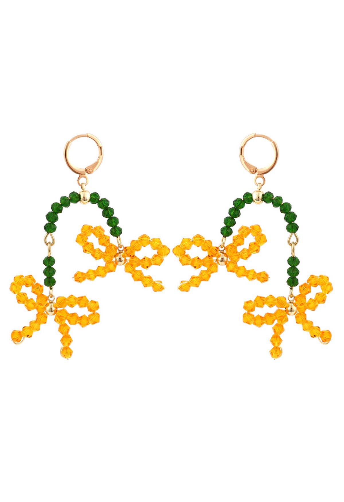 Ohrringe mit Perlen und Schleife im Vacay-Stil