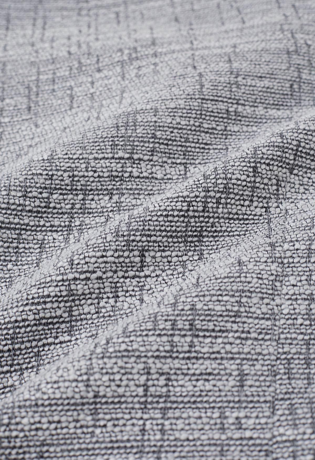 Schicke Tweed-Weste mit Knöpfen in Grau