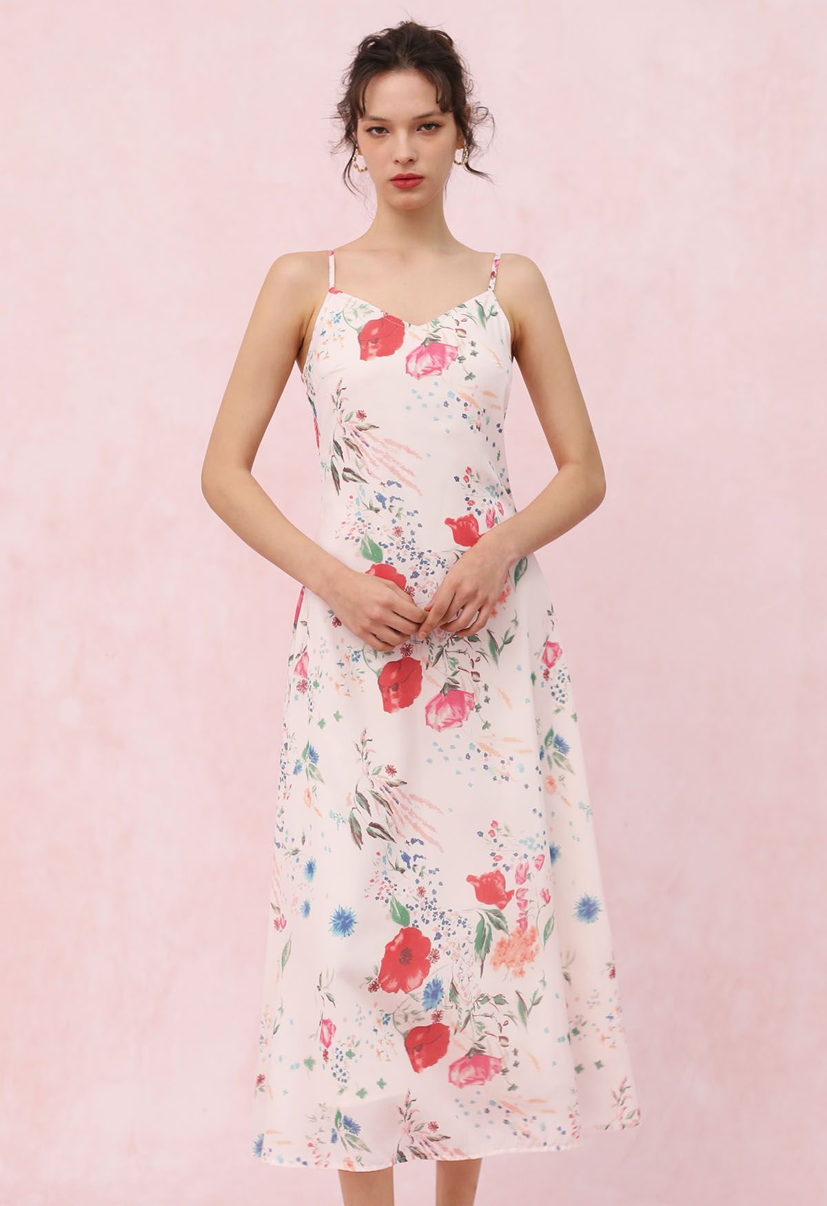 Camisole-Kleid mit Blumenmuster „Spring Breeze“