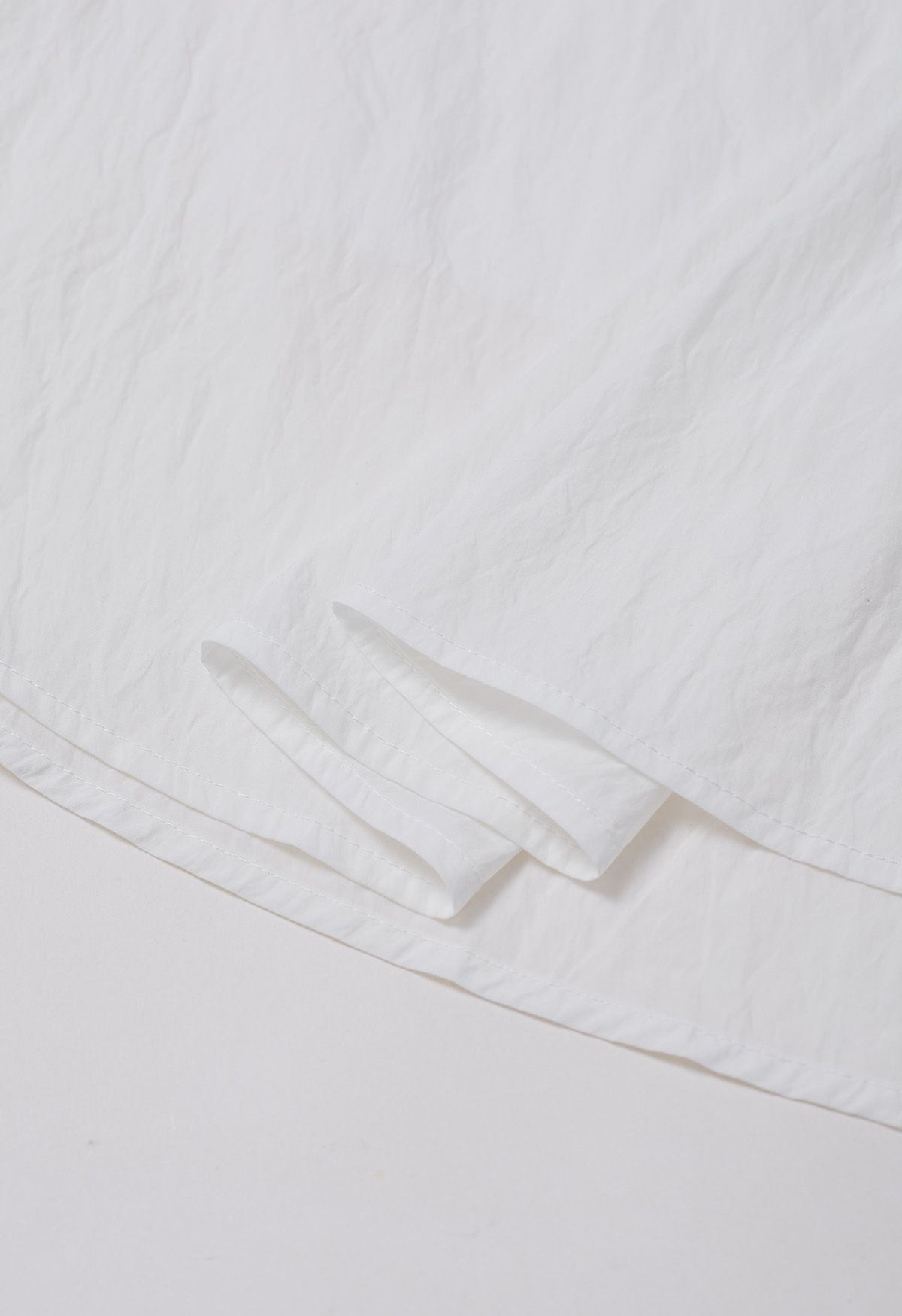 Graceful Breeze – Maxirock mit elastischer Taille in Weiß