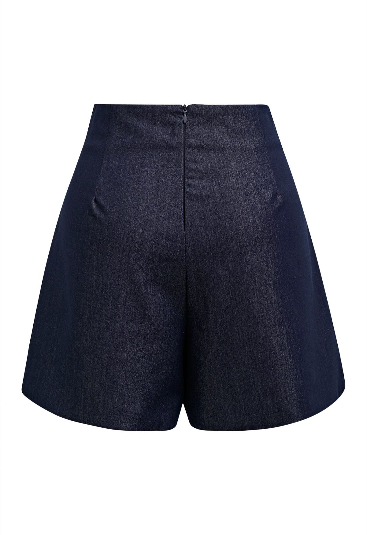 Zweireihige Shorts mit herzförmiger Taille