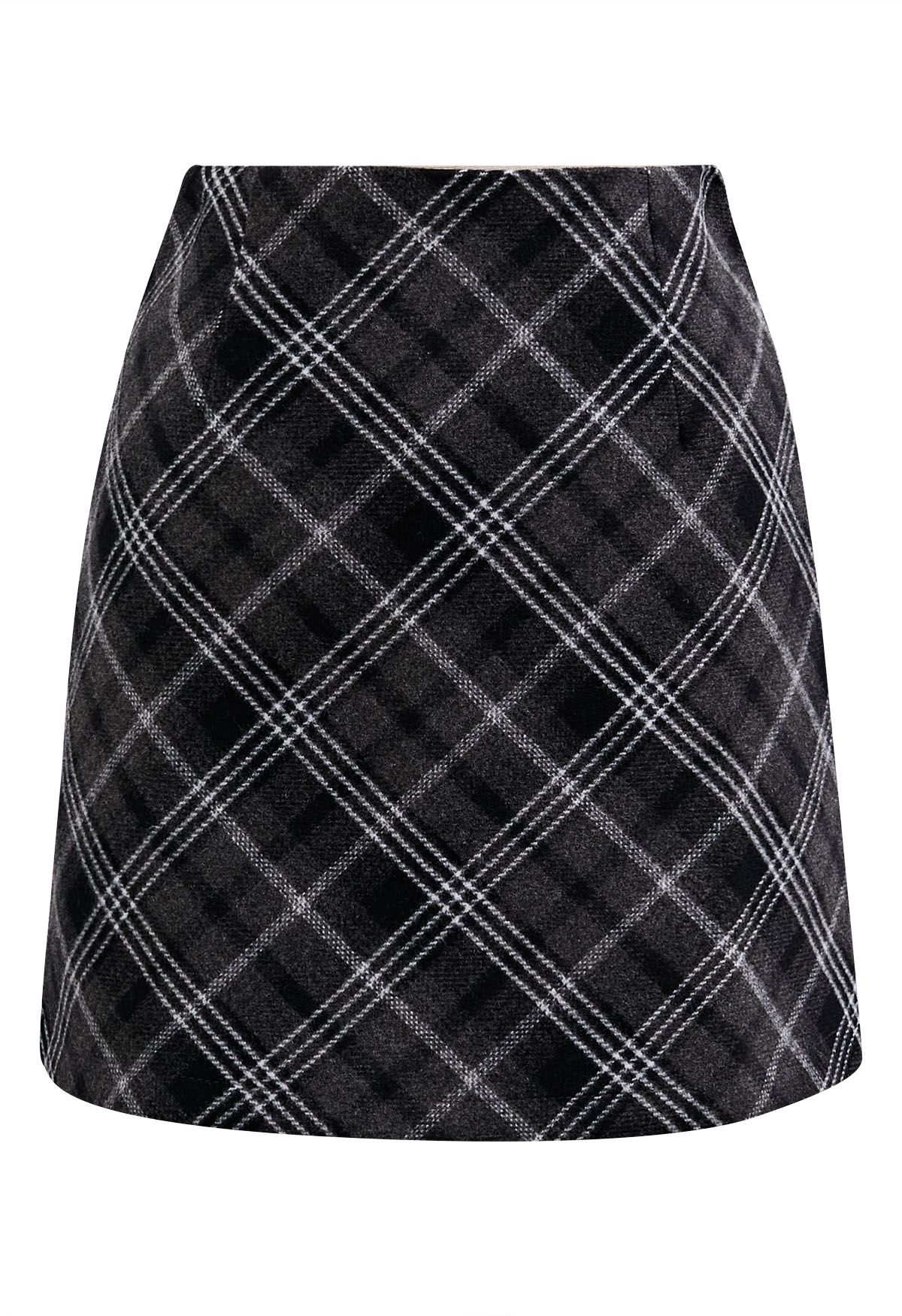 Scottish Charm Tartan-Minirock in Schwarz