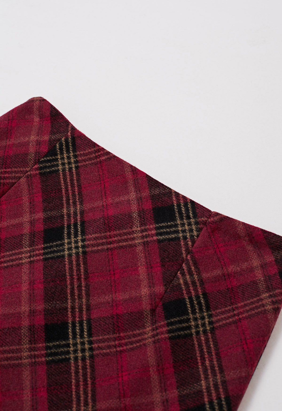 Scottish Charm Tartan Minirock in Rot