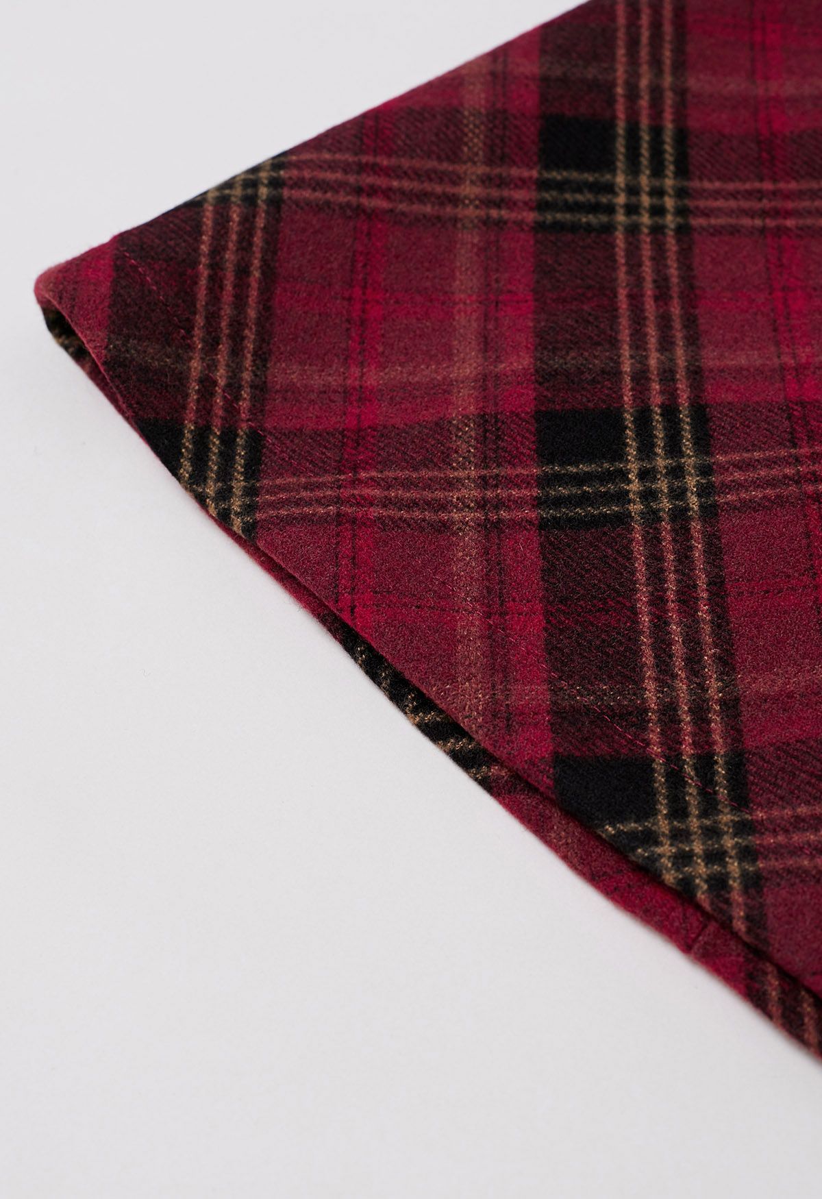 Scottish Charm Tartan Minirock in Rot