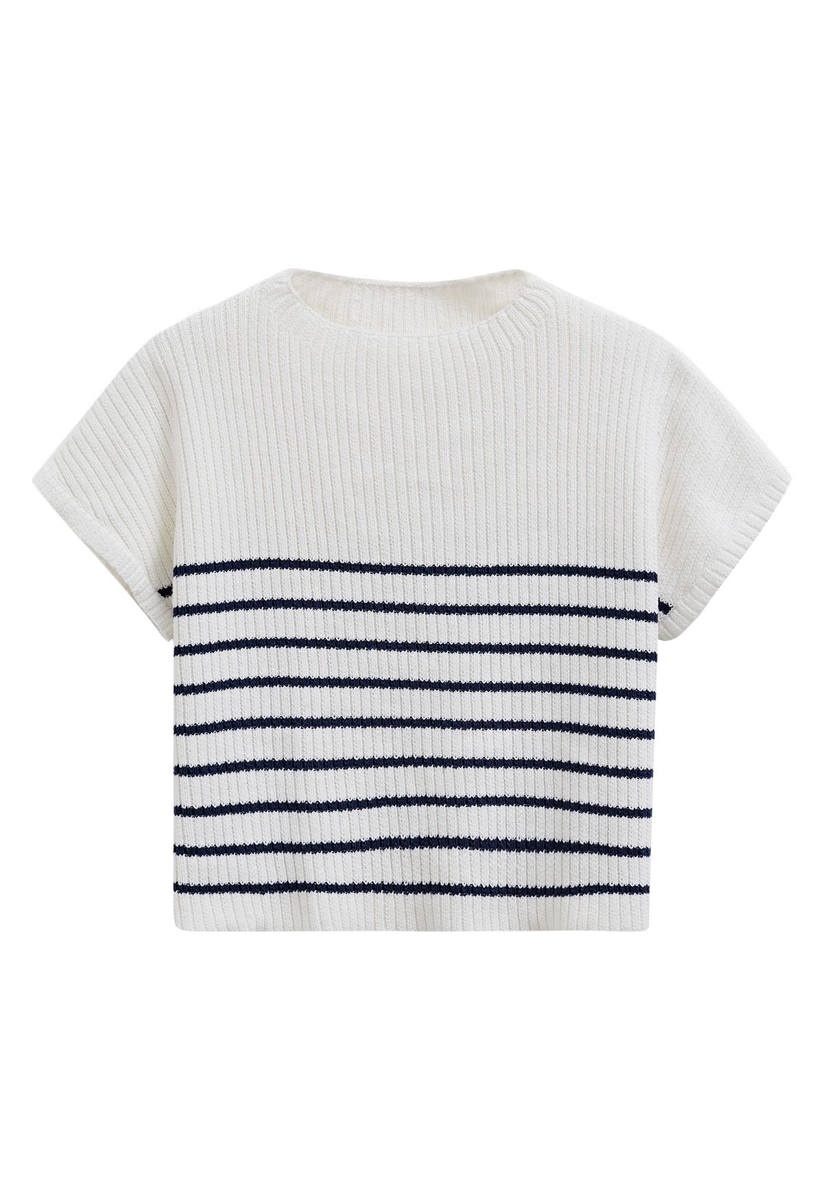 Gestreifter Baumwollpullover „Nautical Breeze“