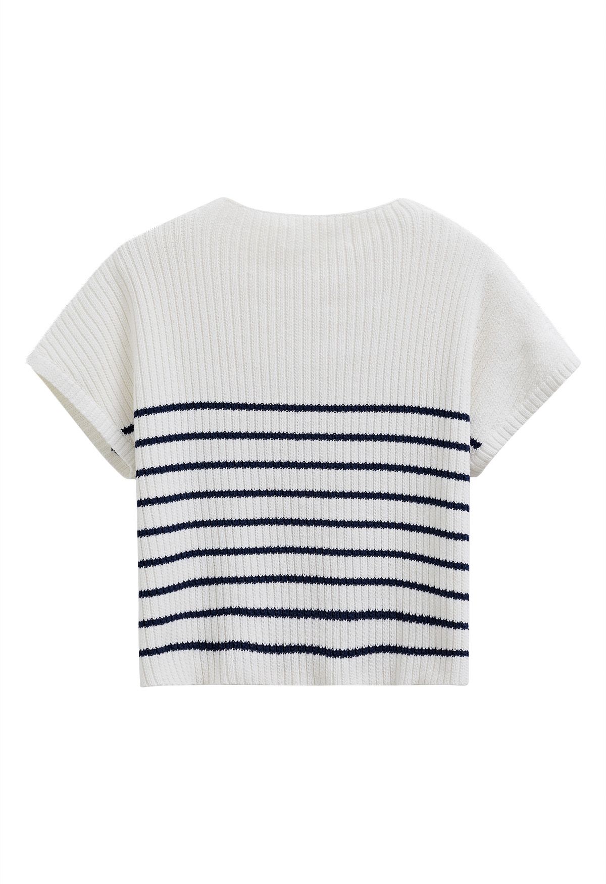 Gestreifter Baumwollpullover „Nautical Breeze“