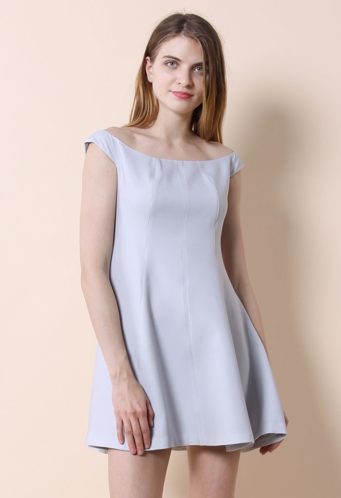 Grey Devotion - Trägerloses Kleid