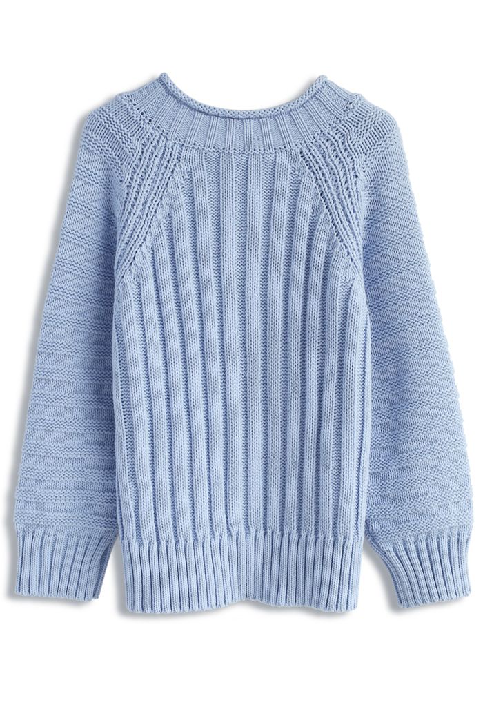 Simplicidad emocionante: suéter en colores lilas
