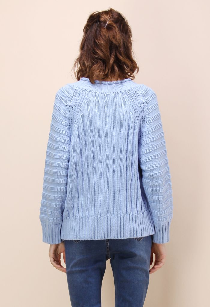 Simplicidad emocionante: suéter en colores lilas