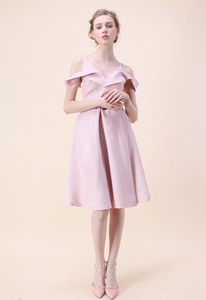 Unendlich schön - Cold Shoulder Dress in Pink