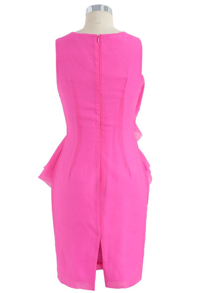 Modesieger: Ärmelloses Kleid in Pink