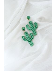 Perlen-Kaktus-Ohrringe