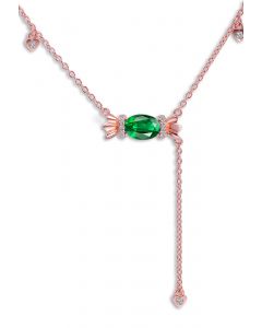 Süßigkeits-Smaragd-Edelstein-Tropfen-Halskette