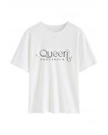 Königin des Haushalts T-Shirt mit Rundhalsausschnitt